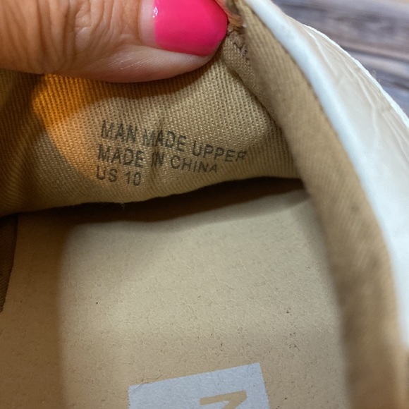 White Raven Rowan White/Gold/Snake Star Sneaker - Picture 11 of 12